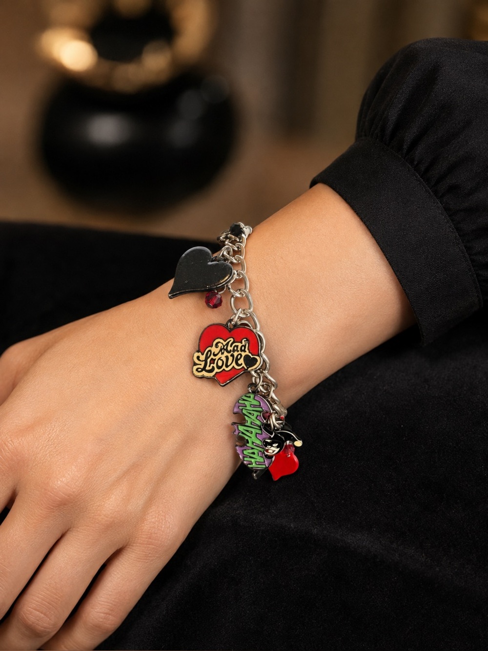 Batman Charm Bracelet - Women Jewelry